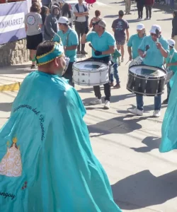 Guanaqueros: fiesta de San Pedro 2023. Baile del grupo "Esperanza del Rosario", Tongoy