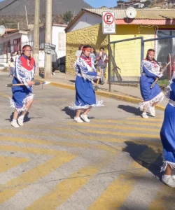 Guanaqueros: Fiesta de San Pedro 2023. Baile indio araucano.